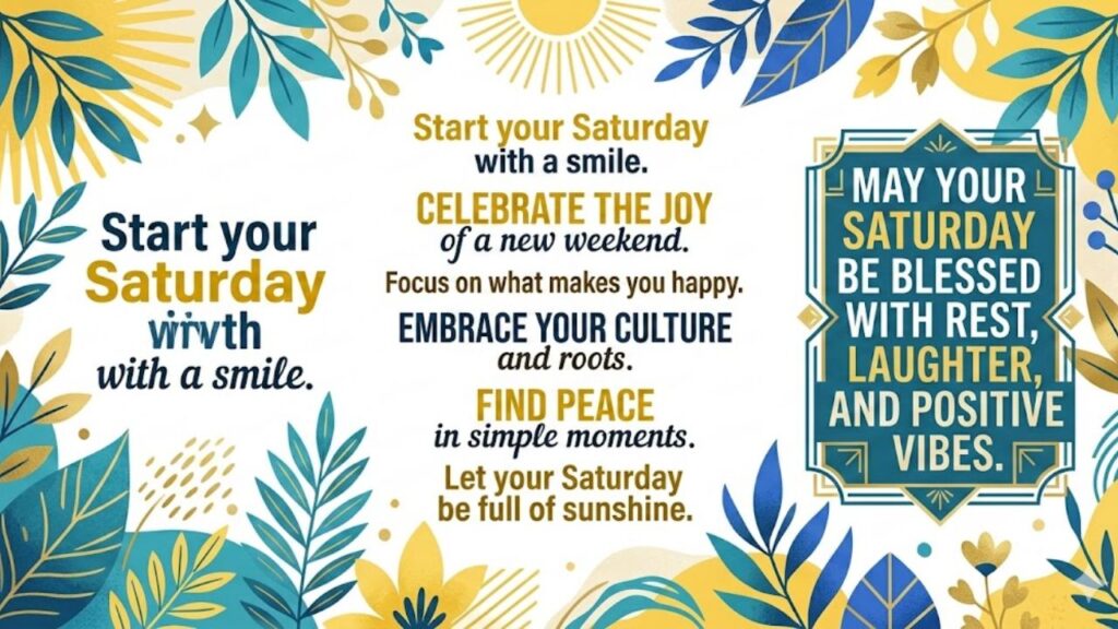 African American Saturday Quotes