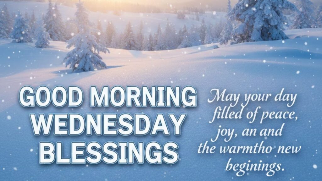 Good Morning Happy Wednesday Blessings