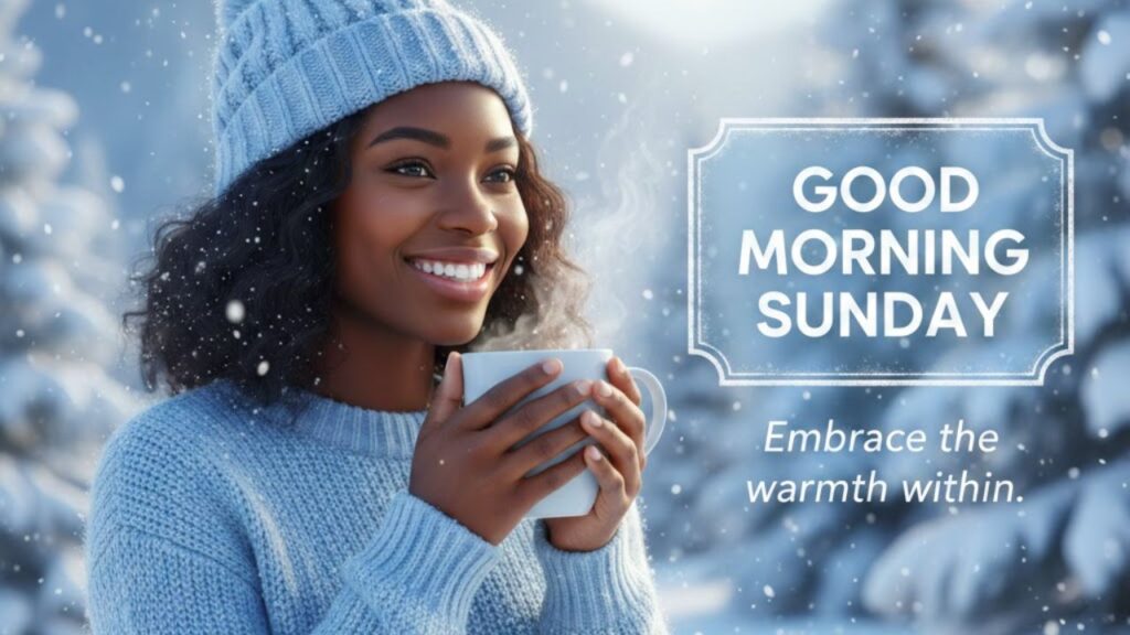 Good Morning Sunday Black Woman Images