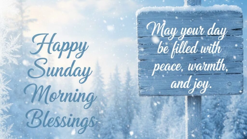 Happy Sunday Morning Blessings
