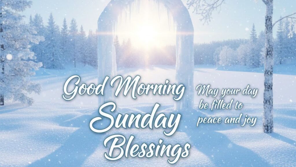 Inspirational Good Morning Sunday Blessings