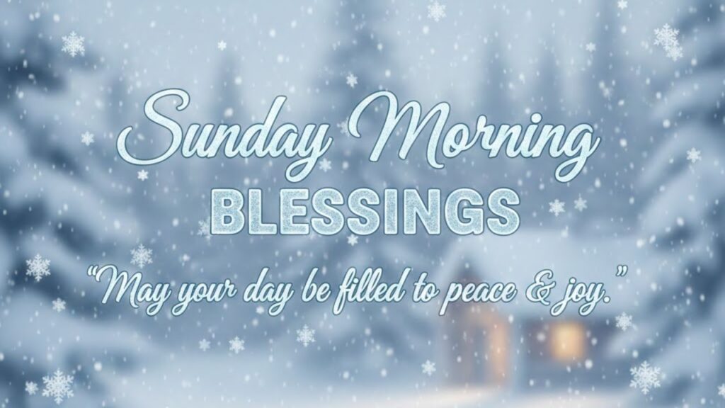 Inspirational Sunday Morning Blessings Gif