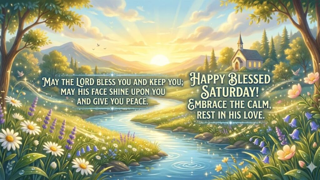Spiritual Good Morning Saturday Blessings Gif