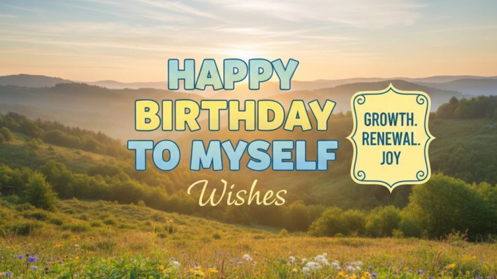 Happy Birthday to Myself Wishes