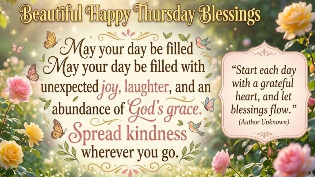 Beautiful Happy Thursday Blessings
