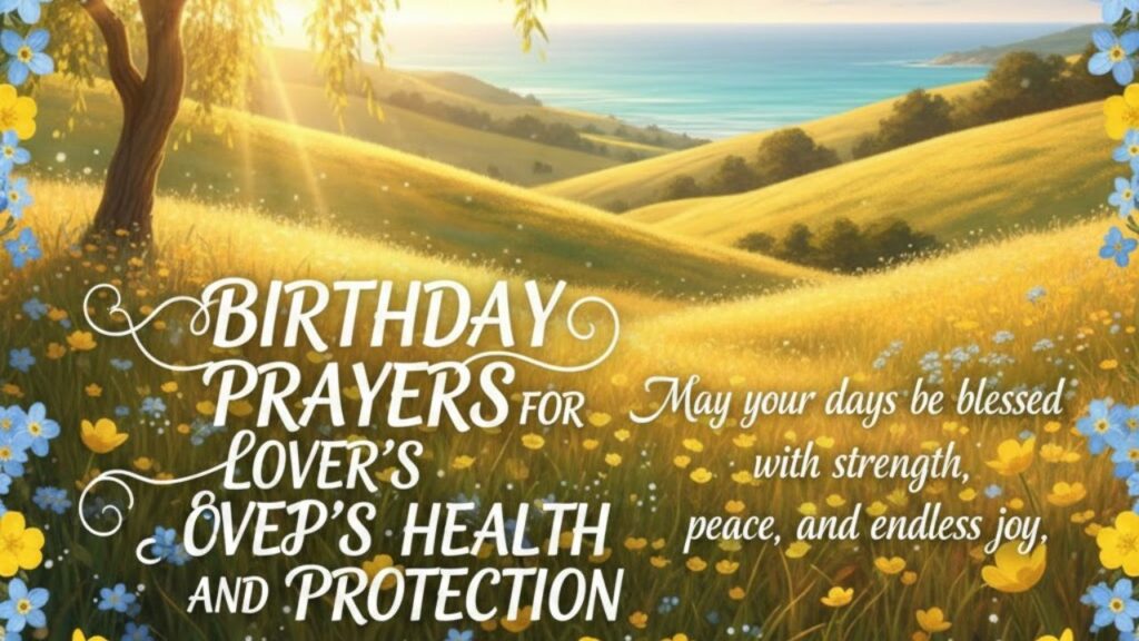 Birthday Prayers for Lover's Health and Protection