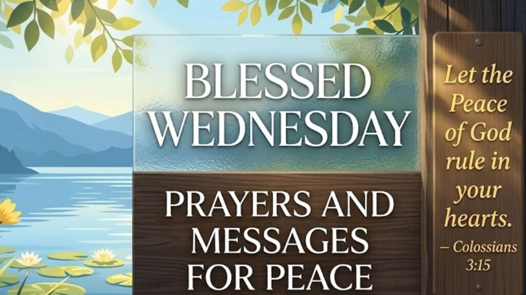 Blessed Wednesday Prayers and Messages for Peace
