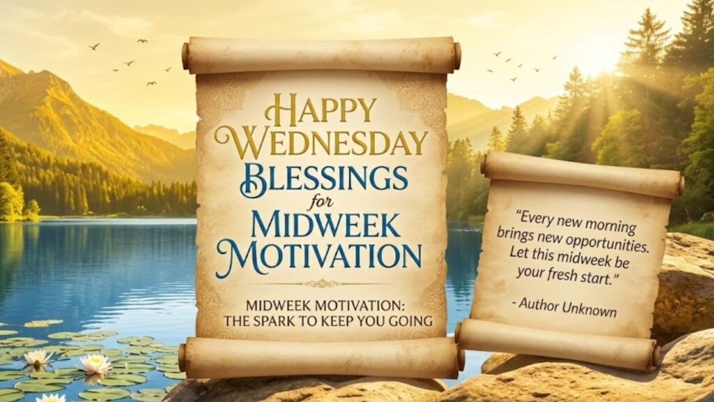Happy Wednesday Blessings for Midweek Motivation