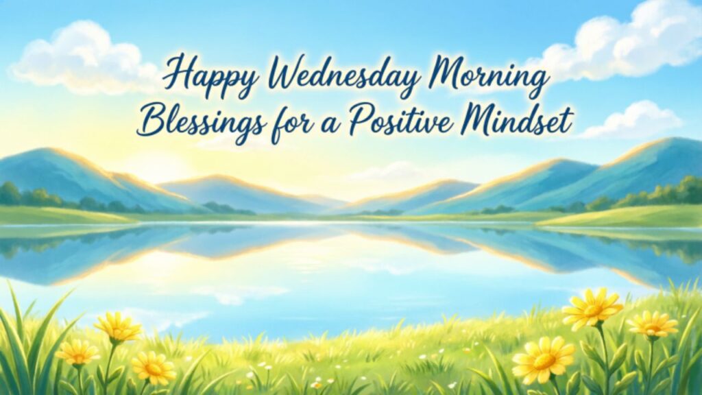 Happy Wednesday Morning Blessings for a Positive Mindset