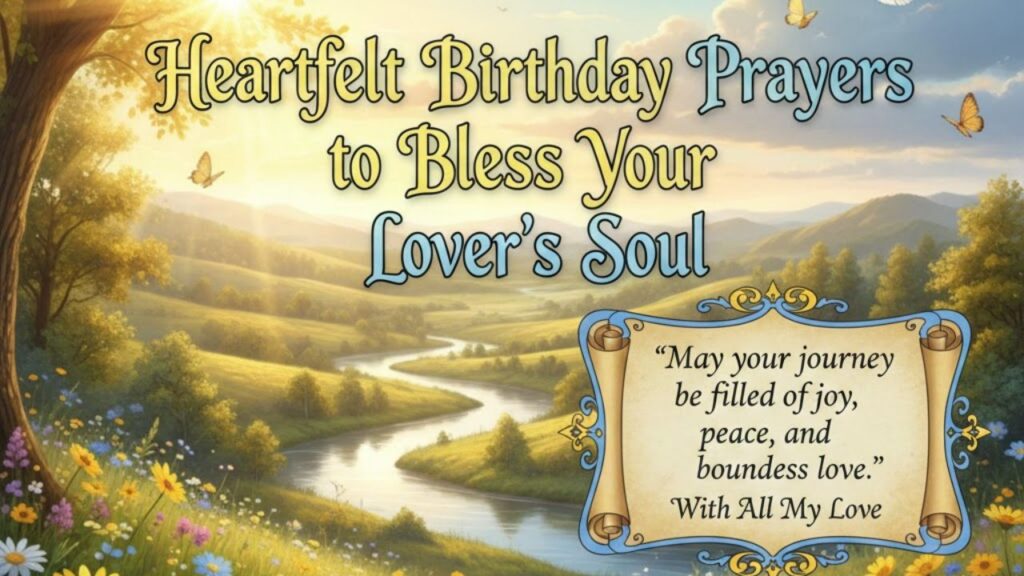 Heartfelt Birthday Prayers to Bless Your Lover's Soul