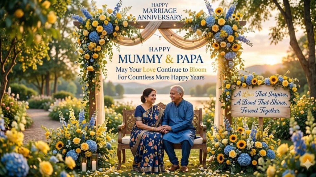 Romantic Marriage Anniversary Wishes for Mummy Papa