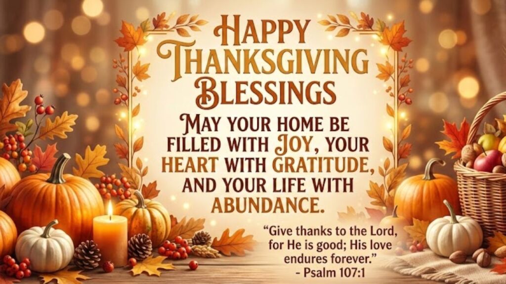 Happy Thanksgiving Blessings Images