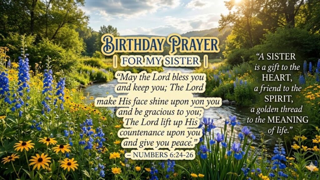 390+ Birthday Prayer for My Sister ,Powerful Blessings