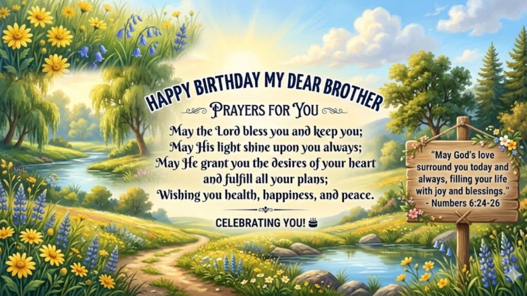 390+ Birthday Prayers for My Brother: Powerful Blessings