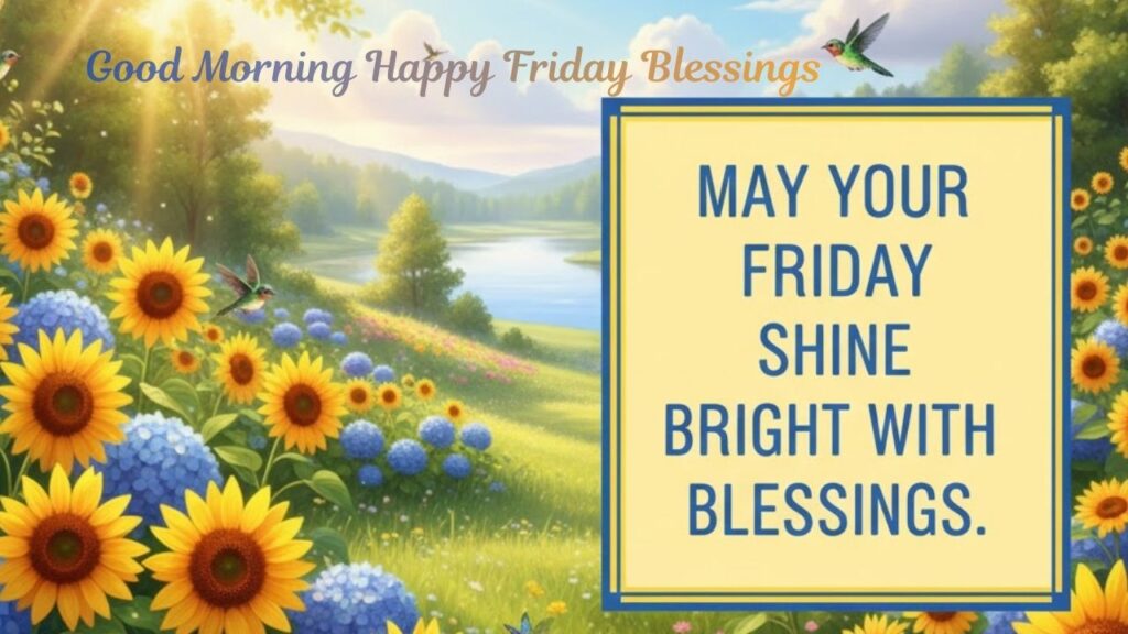 400+ Good Morning Happy Friday Blessings: Powerful Wishes