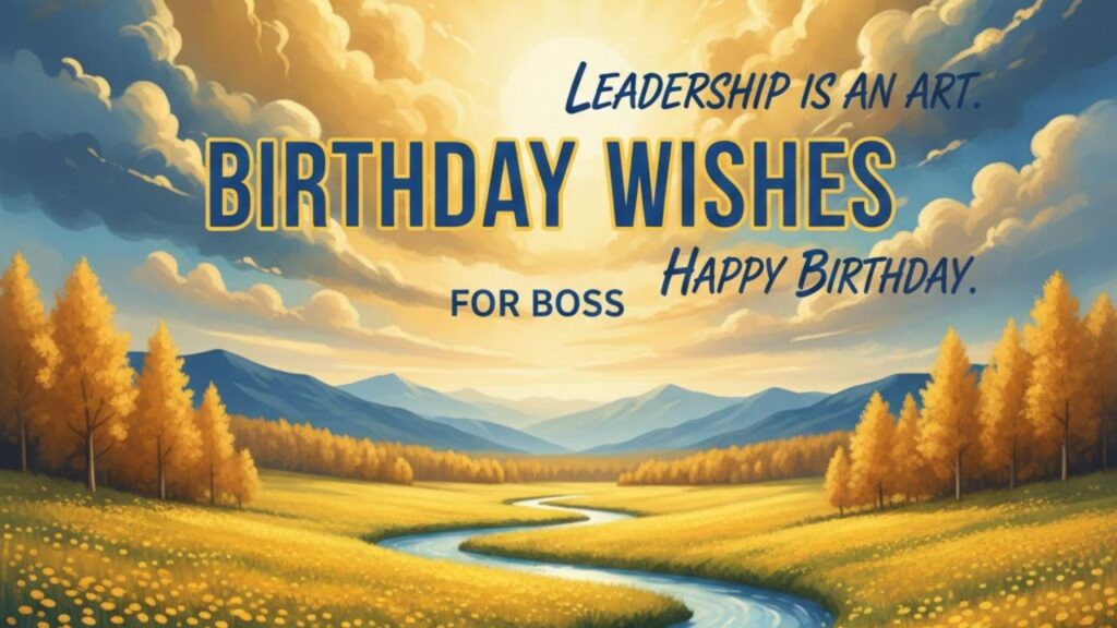 360+Birthday Wishes for Boss: Heartfelt & Powerful Blessings