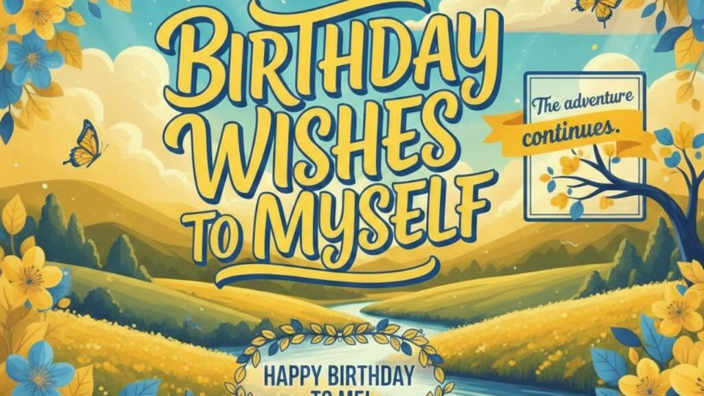 340+ Birthday Wishes to Myself: Heartfelt & Powerful Words