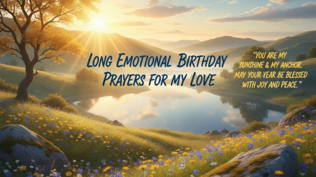 350+Long Emotional Birthday Prayers for Lover ,Heartfelt & Blessed