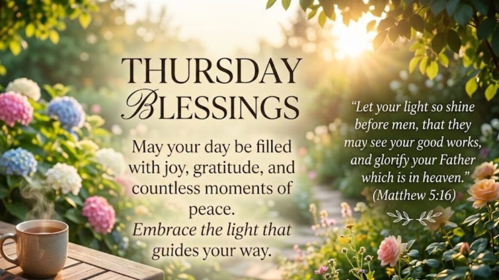 Thursday Blessings